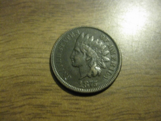 Beautiful 1875 Indian Head Penny