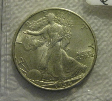 1934 D Uncirculated - MS Walking Liberty Half Dollar