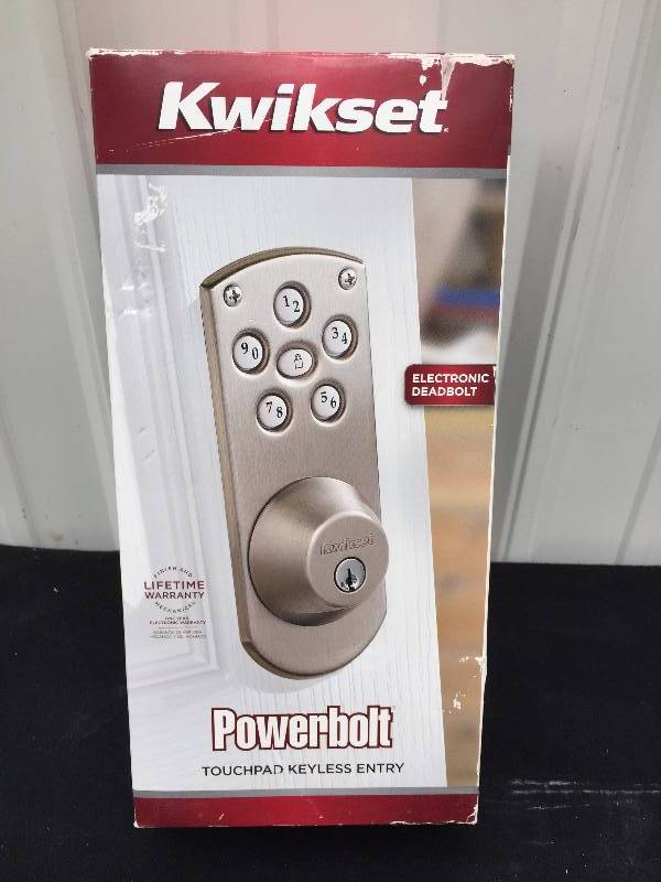 lot 11 image: Kwikset - Keyless Entry Deadbolt