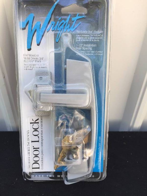 lot 31 image: Wright - Storm Door Lock
