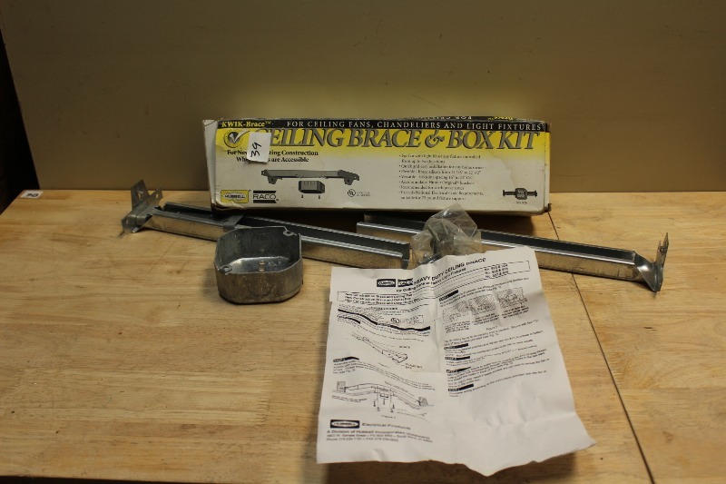 Ceiling Brace and Box Kit