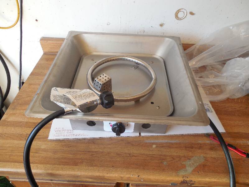 lot 15 image: Patio Gas Burner  Warmer - Grill