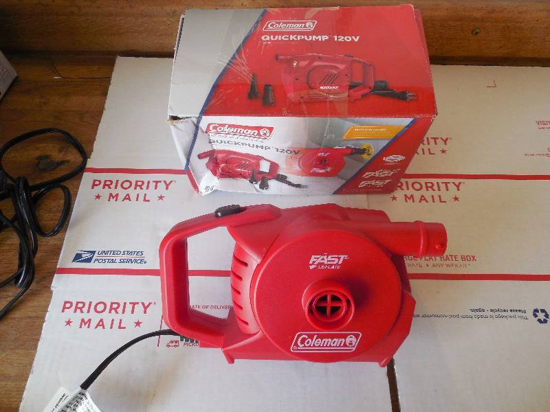 lot 27 image: Coleman 120v Air QuickPump
