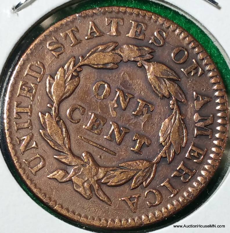 1833 Liberty Matron Head Large Cent