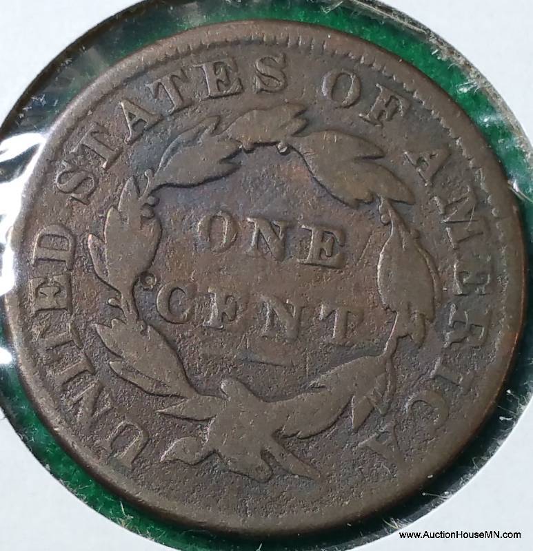 1834 Liberty Matron Head Large Cent - Small 8, Large Stars