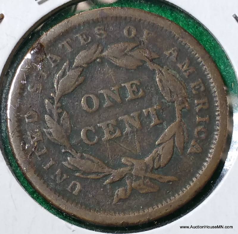 1840 Liberty Mod Matron Head Large Cent - Small Date