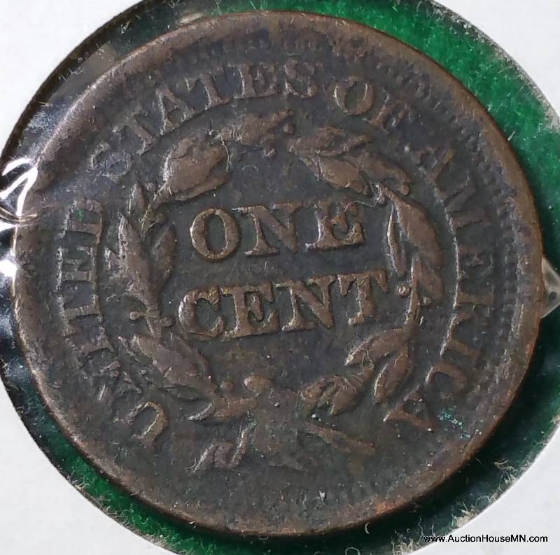 1852 Liberty Mod Matron Head Large Cent