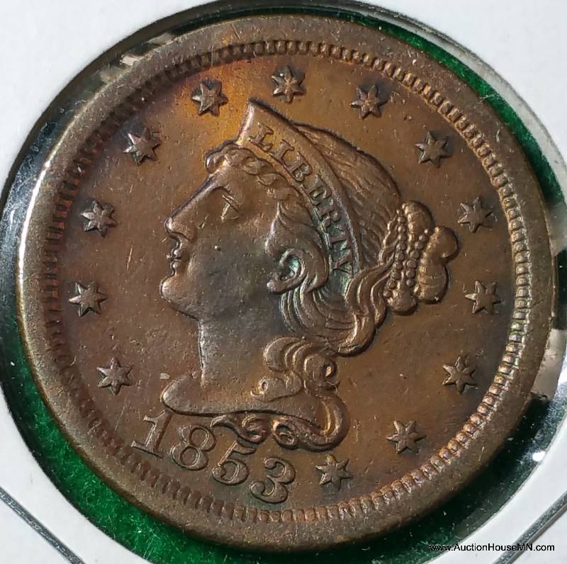 1853 Liberty Mod Matron Head Large Cent
