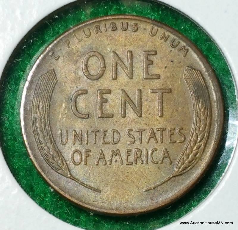 1958 D Wheat Cent Die Error
