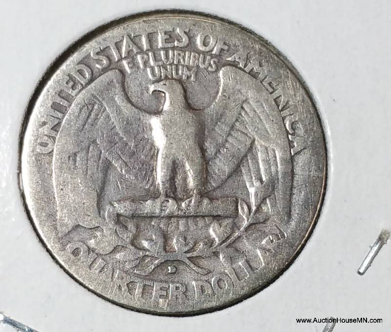 1932 D Washington Silver Quarter - Key Date