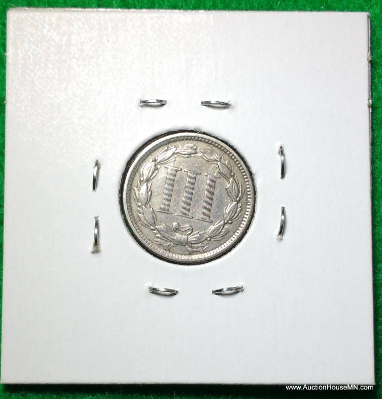 1866 Nickel Three-Cent Trime