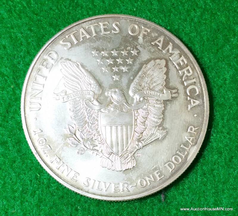 1997 American Silver Eagle .999 Pure Silver