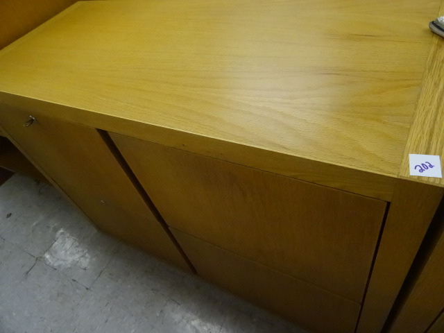 Wood File Cabinet