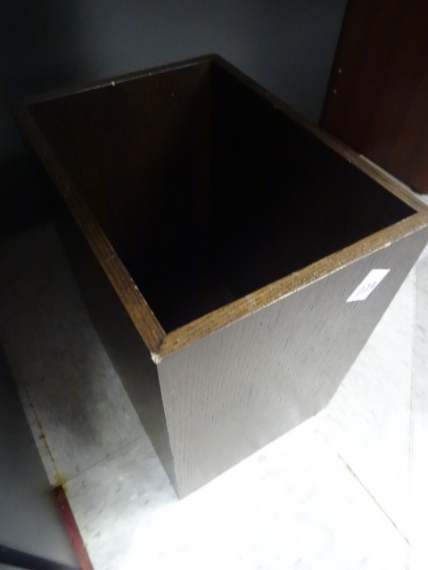 Wood Office Garbage Can