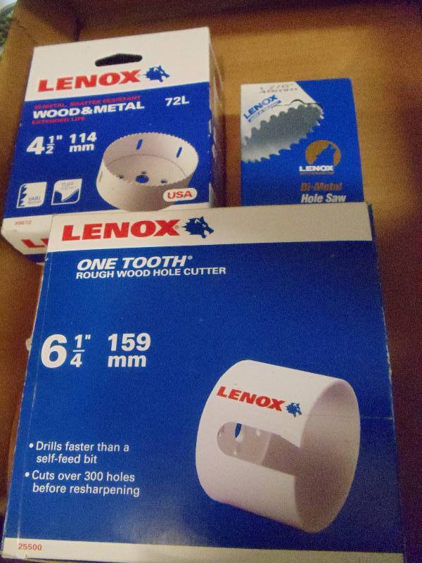 Lenox Hole Cutters