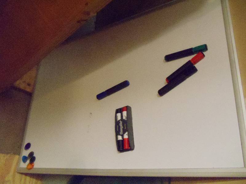 White Board with Markers