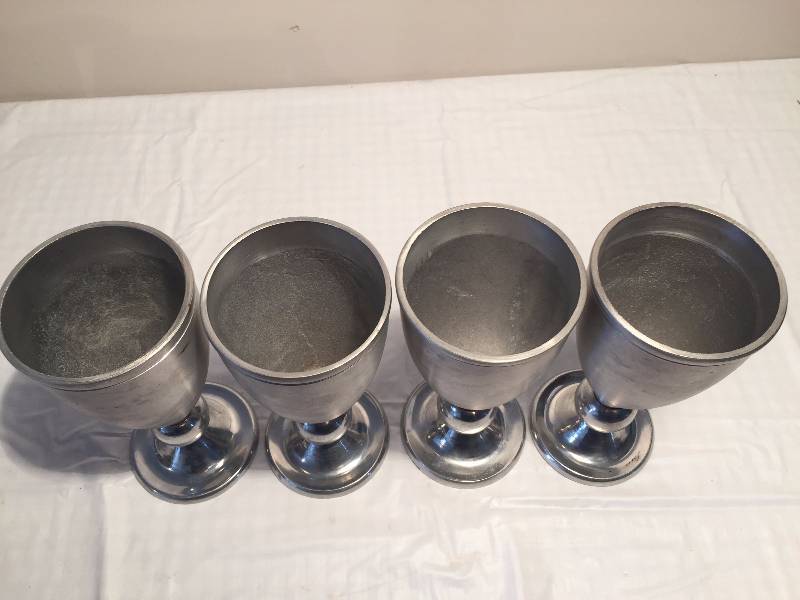 PEWTER GOBLETS