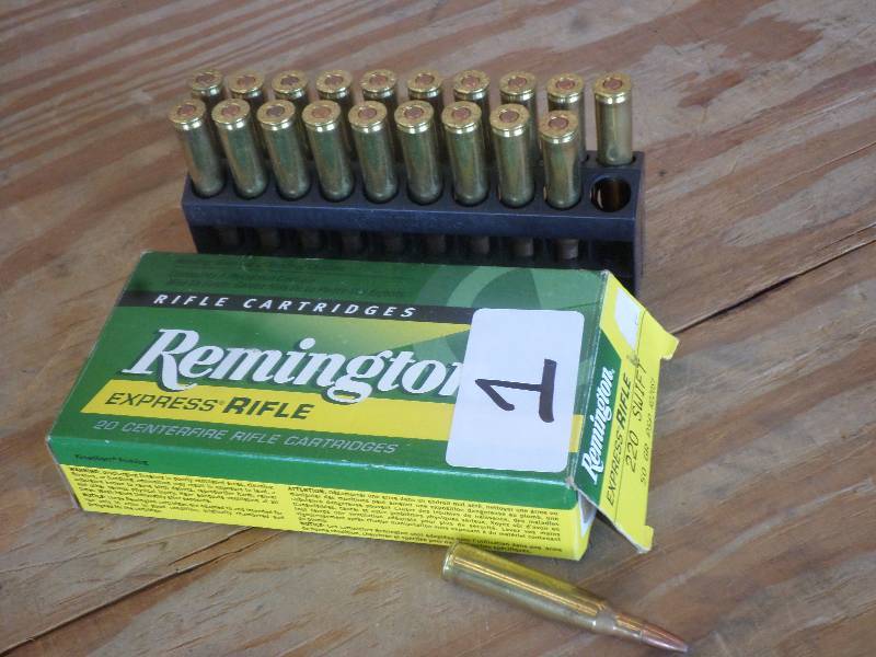 lot 1 image: (20) Rounds Remington 220-Swift 50G...
