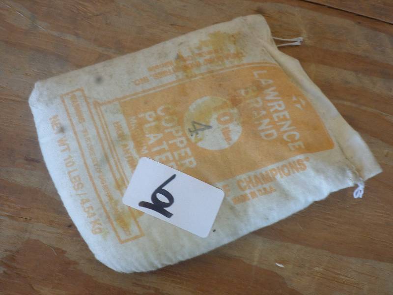 lot 6 image: (1) 10# Bag Of Lawrence Copper Plat...
