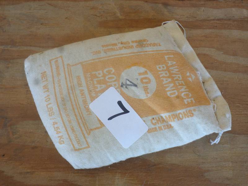 lot 7 image: (1) 10# Bag Of Lawrence Copper Plat...