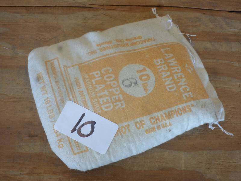 lot 10 image: (1) 10# Bag Of Lawrence Copper Plat...