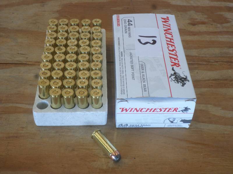 lot 13 image: (50) Rounds Winchester 44-REM Mag 2...