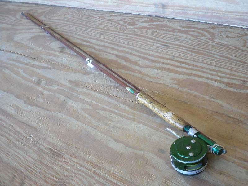 jc higgins fishing rod and reel