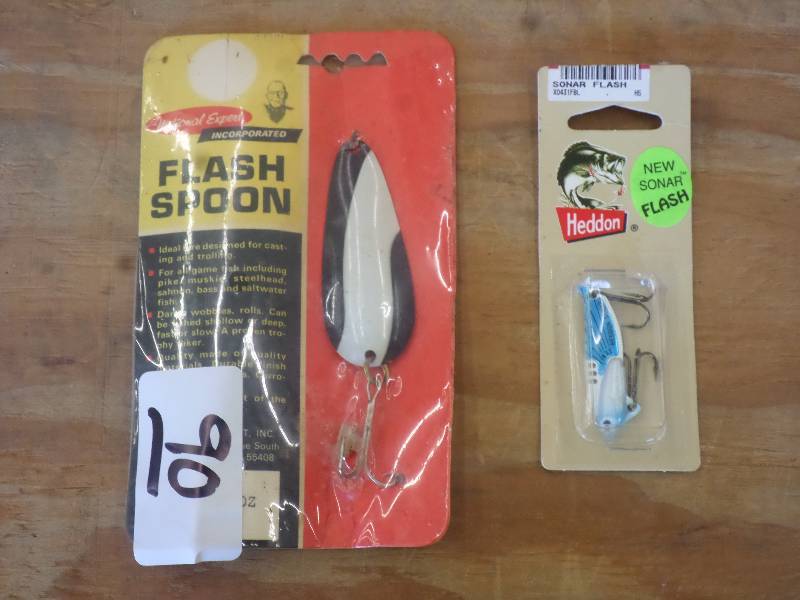 lot 90 image: (2) New Spoon Lures ...