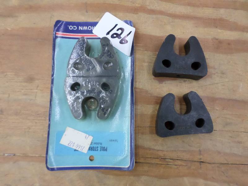 lot 126 image: (4) New Rubber Rod Holders ...