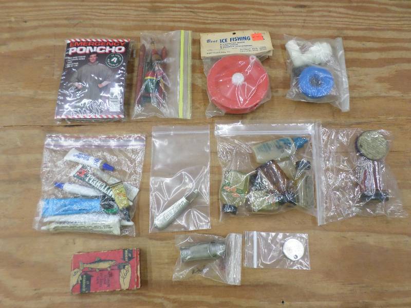 lot 129 image: Lot Of Misc Fishing Supplies, Ponch...