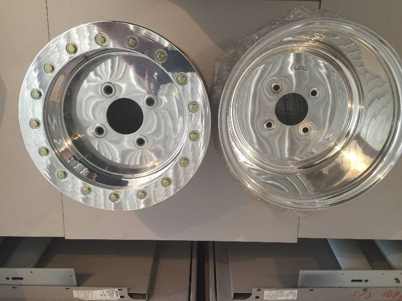 POLISHED ALUMINUM BEADLOCK ATV WHEELS - 2