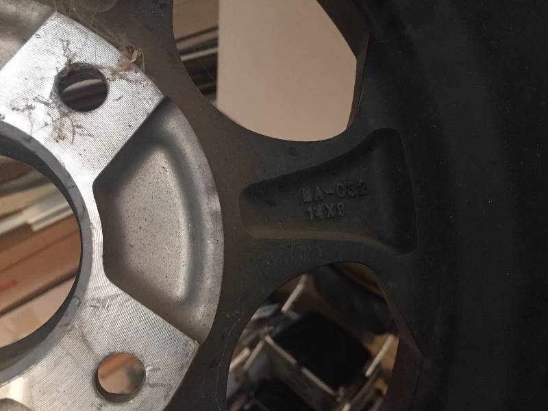 ATV TIRE AND RIM