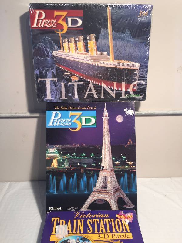 3-D PUZZLES
