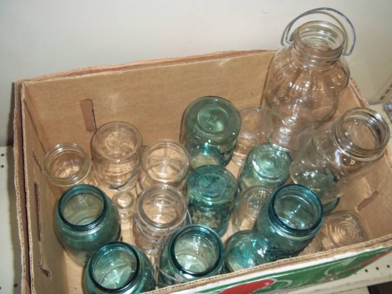 lot 50 image: Lot of 19 Canning Jars