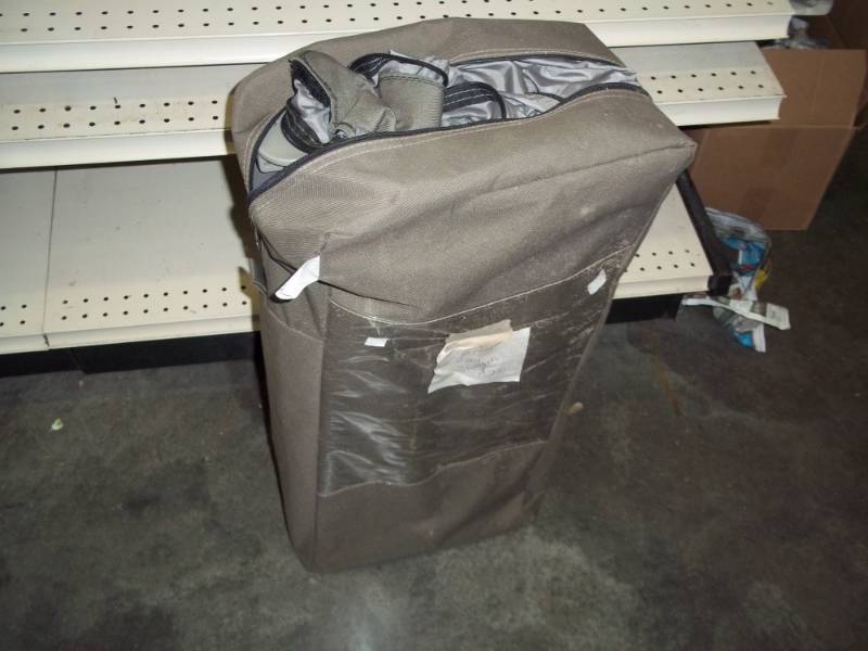lot 77 image: Folding cot needs air bladder