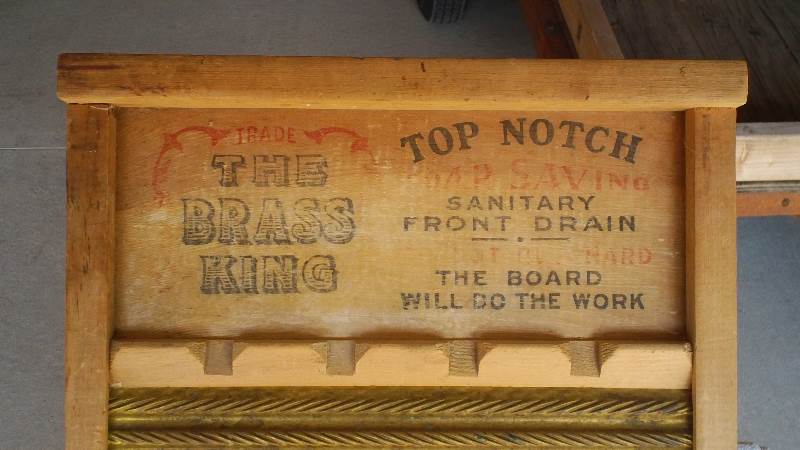 Antique washboard