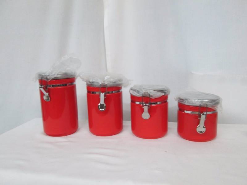 Anchor Hocking 4-pc. Ceramic Canister Set