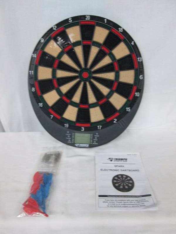 Triumph Sparx LCD Electronic Soft-Tip Dartboard
