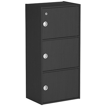 Alcove 3-Door Locking Cabinet