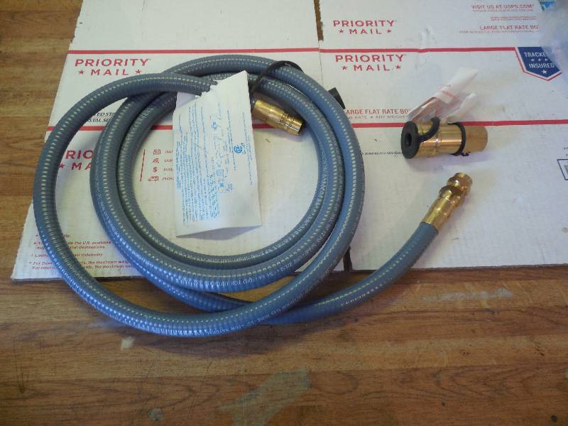 lot 48 image: Natural Gas Hose and Coupler
