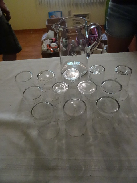 Pitcher and Glasses