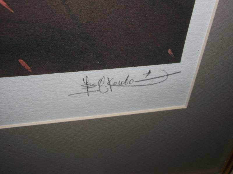 lot 8 image: 3931000 - �Visitors We All Love to See� by Les Kouba, matted, framed and resigned