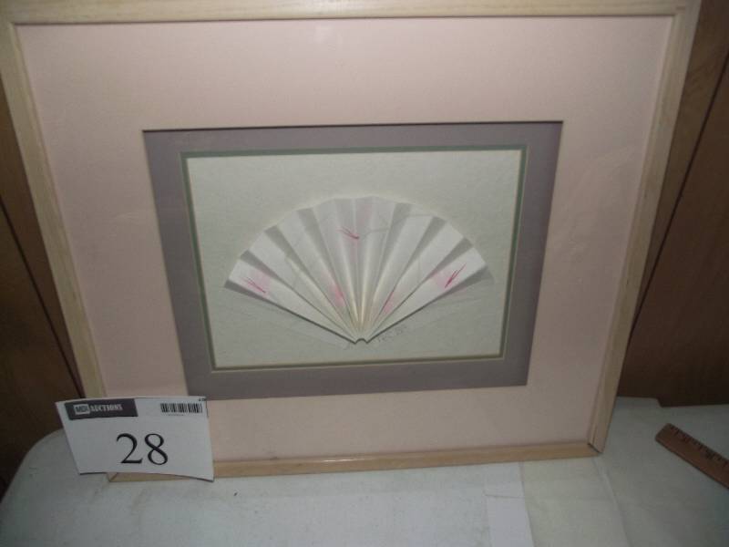 lot 28 image: Fan by NKC �88, double matted
