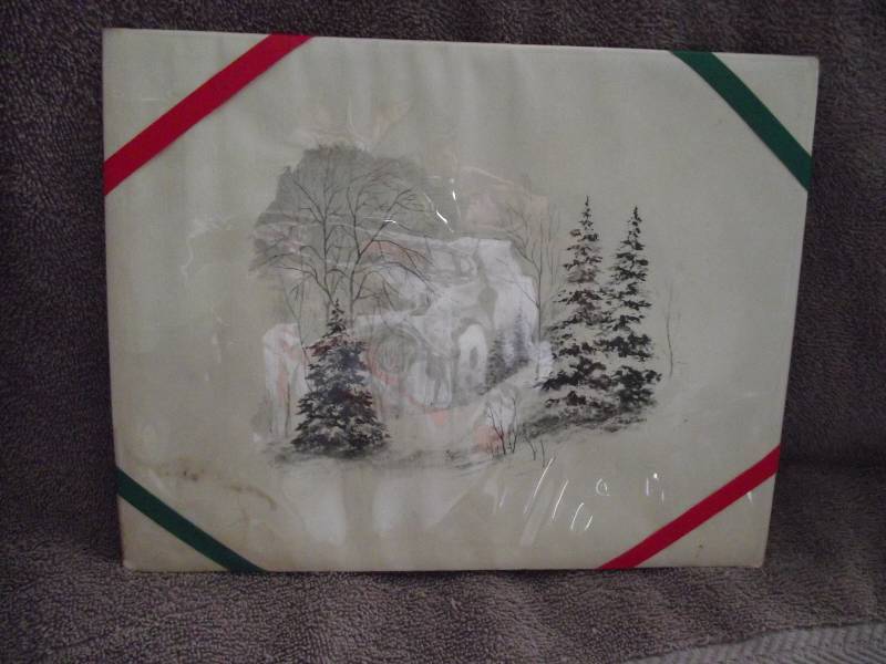 lot 40 image: Two winter sketches by Ellen Eilers