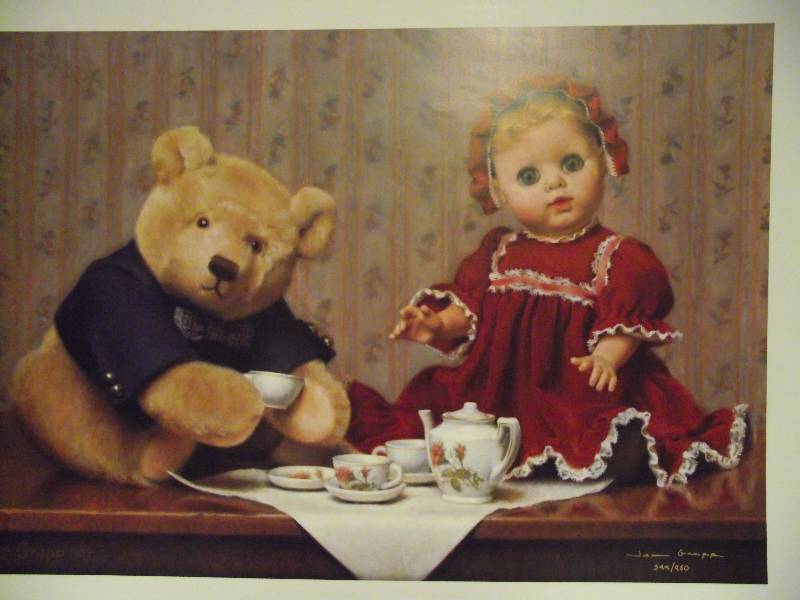 lot 46 image: 261950 - �Tea For Three�  by Jean Grapp