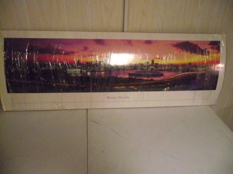 lot 47 image: Miami, Florida twilight photo by Christopher Gjevre, unframed,