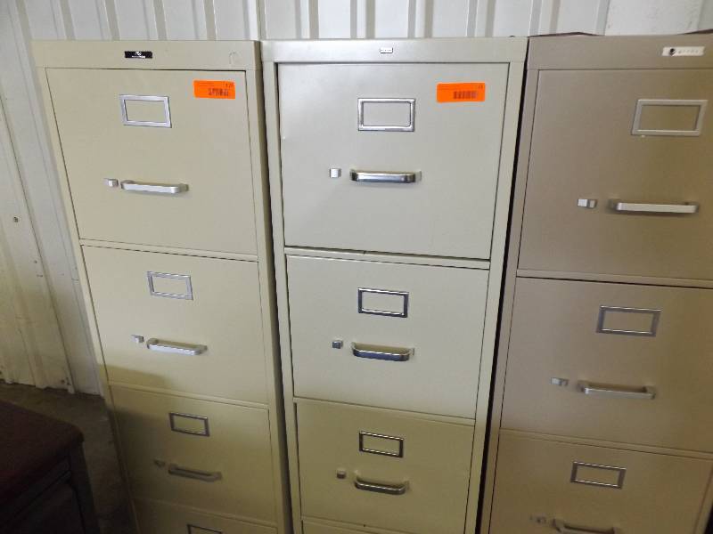 Standing 4 Drawer Metal Filing Cabinet
