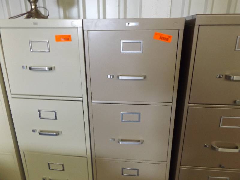 Standing 4 Drawer Metal Filing Cabinet