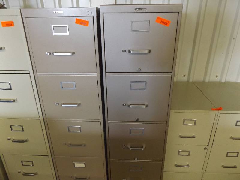 Standing 4 Drawer Metal Filing Cabinet