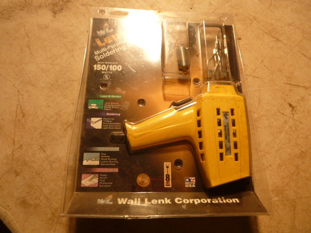 lot 6 image: Wall Lenk Corporation Multi-Purpose Soldering Gun Kit
